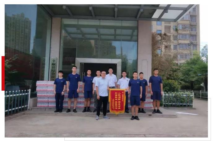 龍勝管走進消防大隊慰問我們“最可愛的人”，共續軍民魚水情