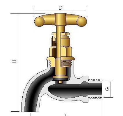 各種水龍頭拆卸圖解，通過圖解讓大家了解水龍的構造原理